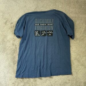 Vintage Alcatraz triathlon single stitch tee